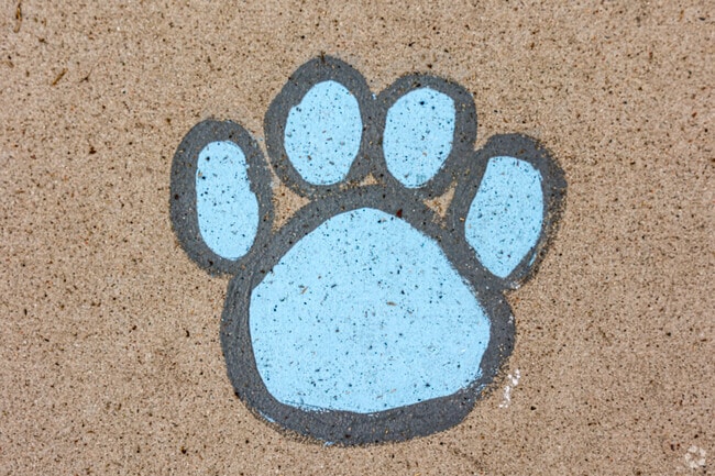 Alston Middle School allows student artwork around the building.