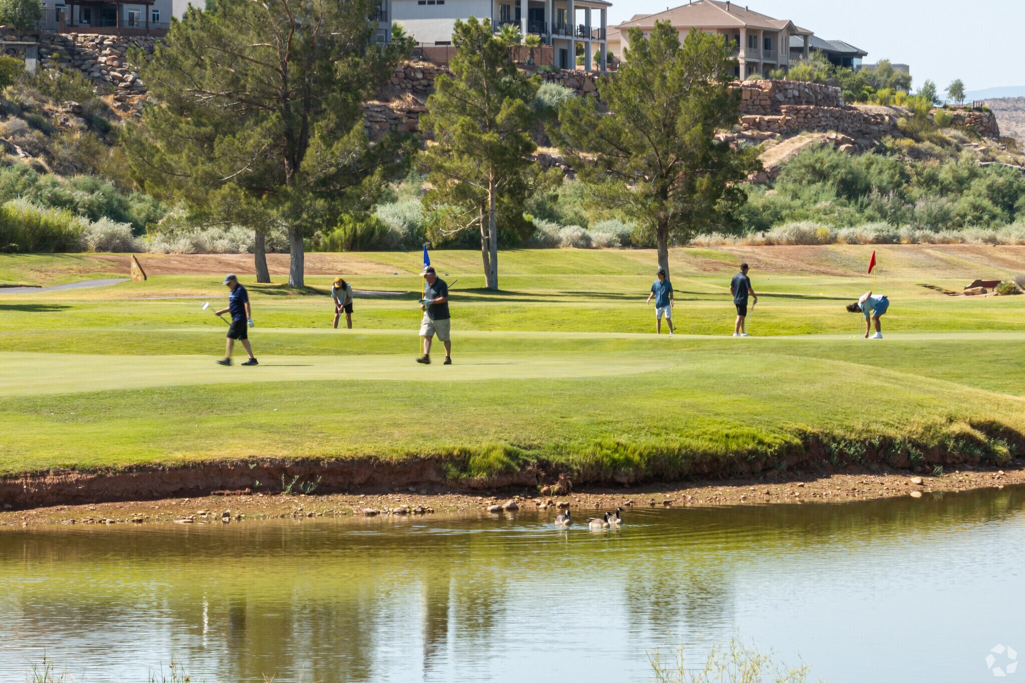 The St. George Golf Club offers beautiful green grass all year round.