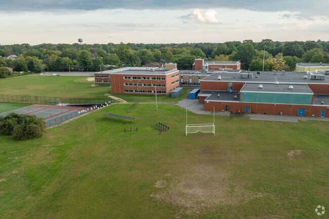 Baldwin Senior High School has a large sports complex.