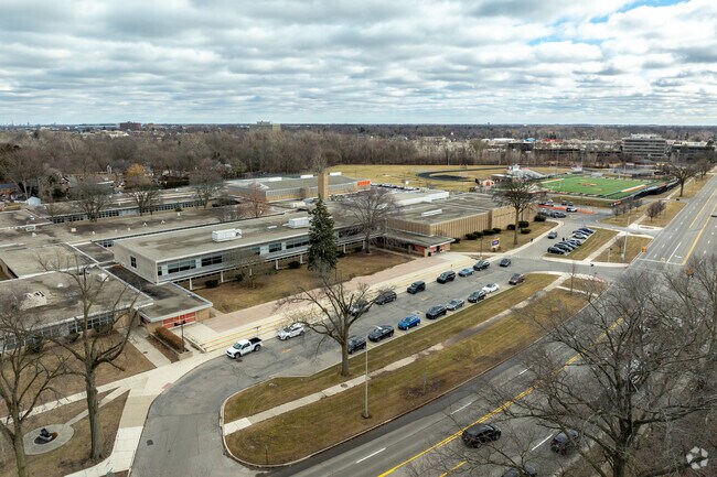 Dearborn High School is centrally located, making pick up & drop off simple.