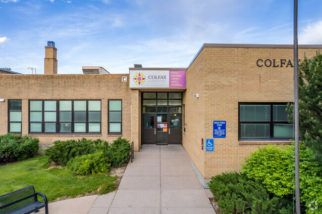Colfax Elementary School makes sure to cover the area in greenery for the West Colfax students.