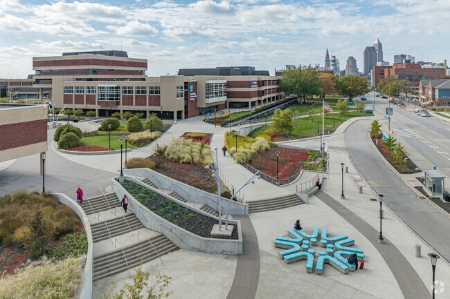 Students of Central looking to further their education at Tri-C's Metropolitan Campus.