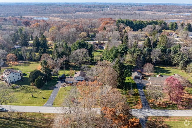 Erin’s neighborhoods feature traditional homes with large yards.