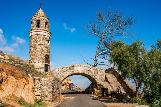 Visit the historical Peace Tower and Bridge at Mt. Rubidoux in Downtown Riverside.