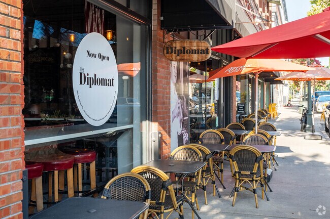 The Diplomat offers authentic Mediterranean food and atmosphere.
