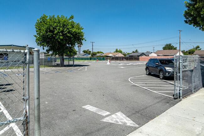 The parking lot at Harry Wirtz Elementary School in Paramount.