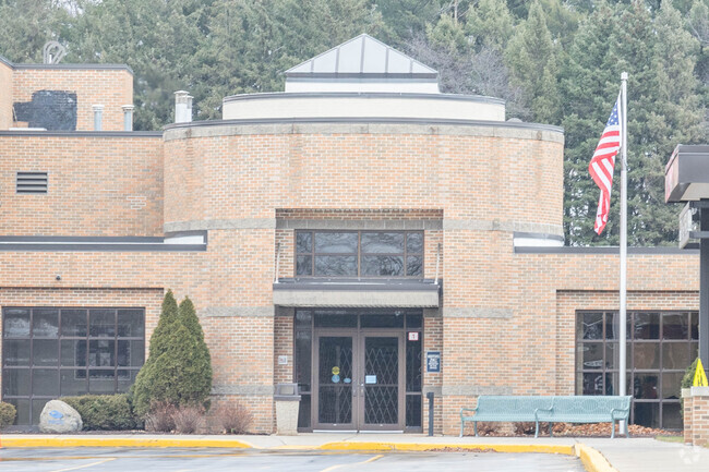 Here is the main entrance to Cottage Elementary School.