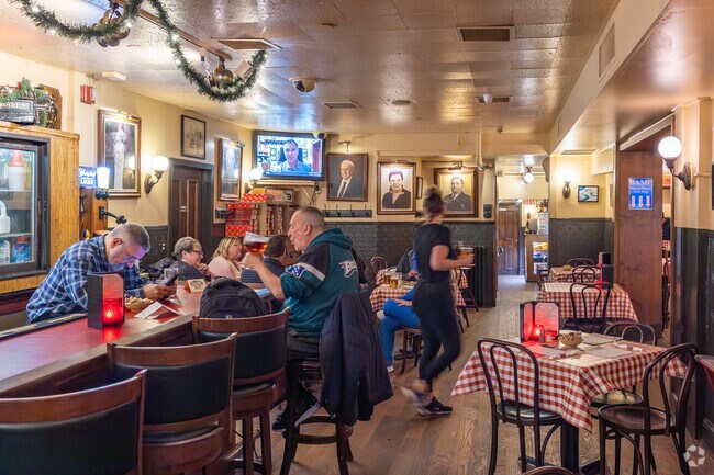 The Peanut Bar in Downtown Reading serves American favorites in a relaxed setting.