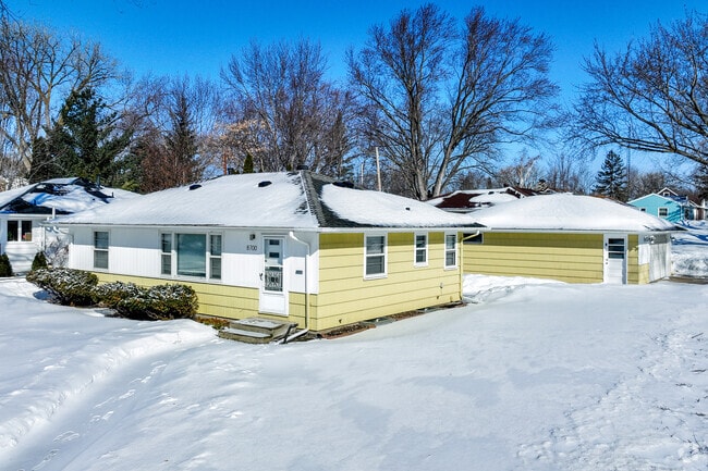 Small cottage with detached garage in St. Louis Park.