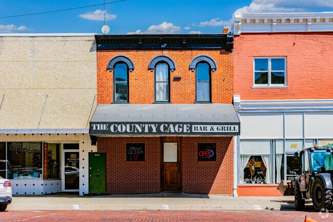 The County Cage, situated in Downtown St. Paul, is a local watering hole where community members can gather to socialize and watch sporting events.