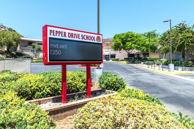 The Pepper Drive Elementary School in El Cajon.