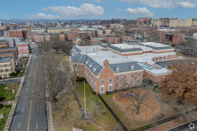 Milton Bradley School in Downtown Springfield, MA.