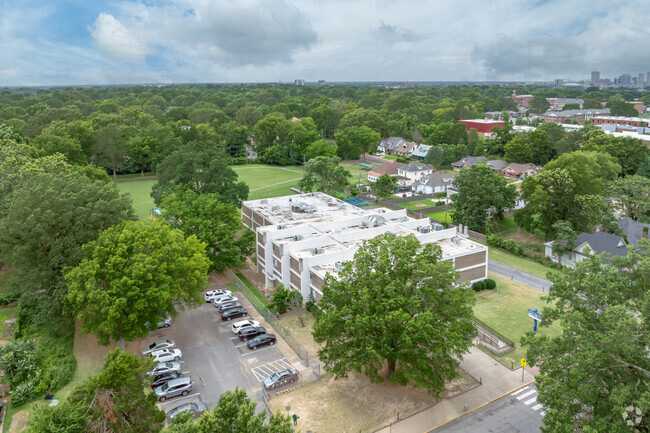 There is ample parking at Memphis Delta Preparatory Charter School in Memphis.