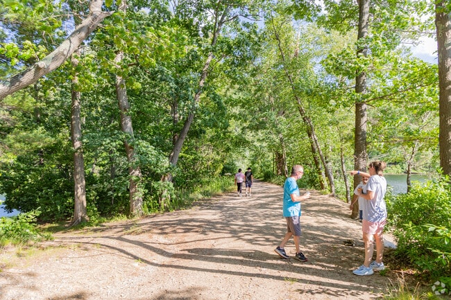 Hikers can enjoy the miles of trails at Winnekinni Park in East Parish.