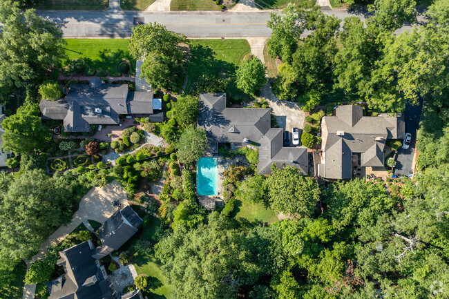 Some homes in Garrard Woods will feature backyard pools.