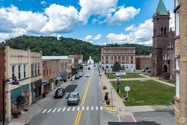 Small business serve the community in downtown Philippi.