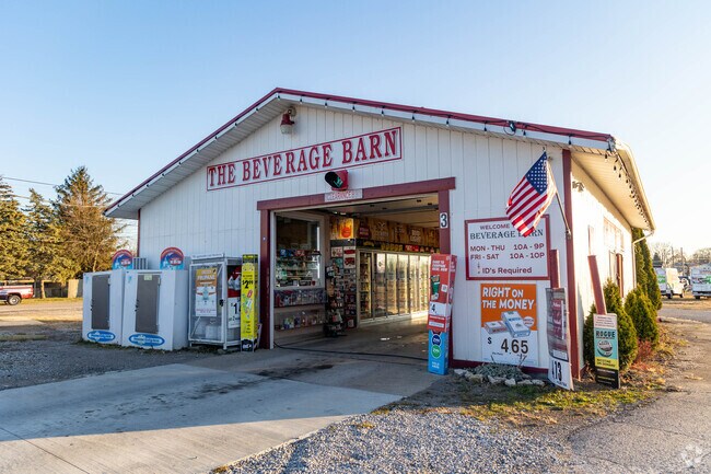 The Beverage Barn in downtown Ashley is your one-stop shop for drinks and snacks.