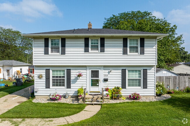 Colonial-style homes like this can be found in the Urbandale neighborhood.