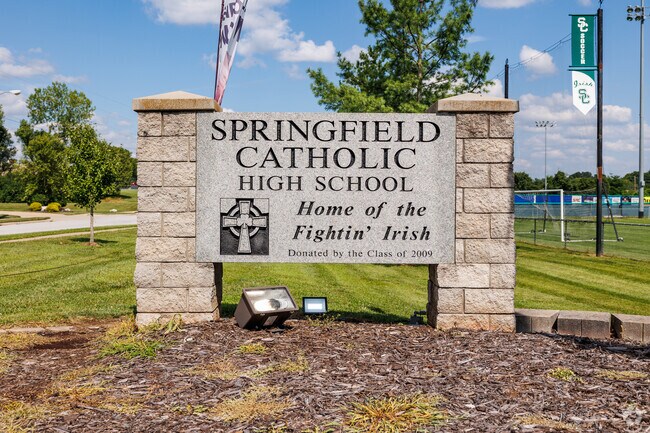 Springfield Catholic High School is home to the Fighting Irish.