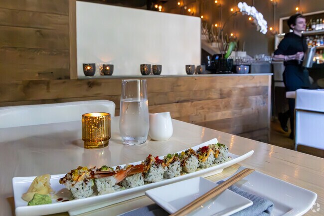 North Downtown offers many unique restaurants and serves artistic plates.