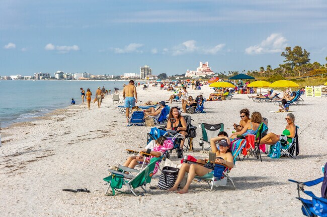 Grab your favorite book & hit the beach when living in St Pete Beach.