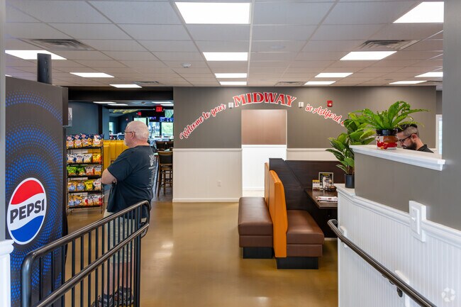 Locals in Ashford head to Midway Restaurant and Pizza for tasty slices and casual bites.