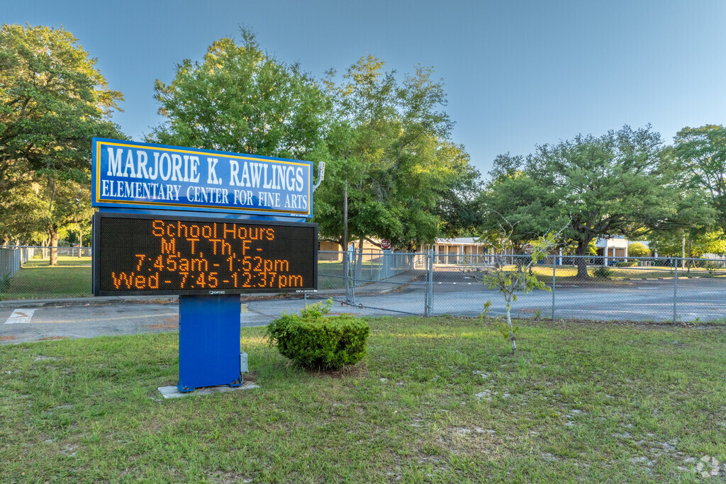 Marjorie K Rawlings Elementary School serves students from Pre-K to 5th grade.