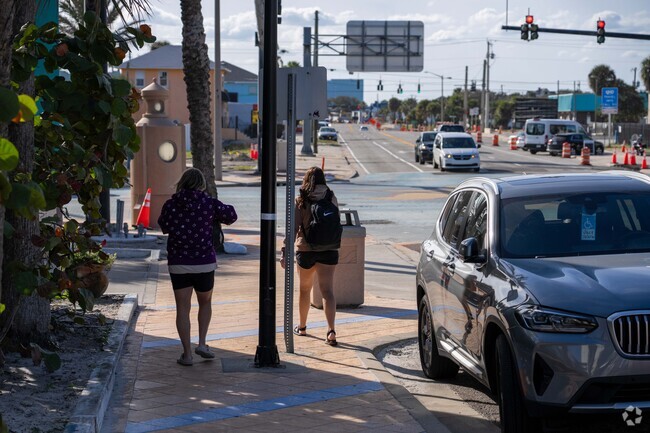 Residents of Hunters Ridge enjoy talking walk in their neighborhood.