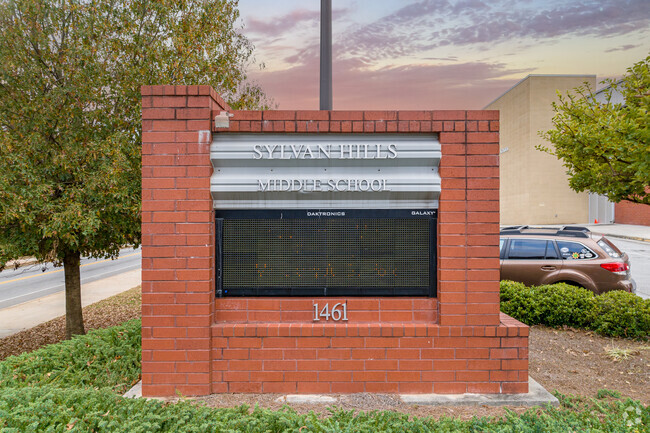 Sylvan Hills Middle School teaches grades 6th through 8th grade.