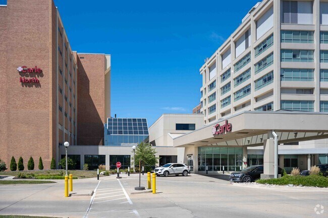 The Carle Hospital near Bolten Field ranks as one of America's 50 Best Hospitals.