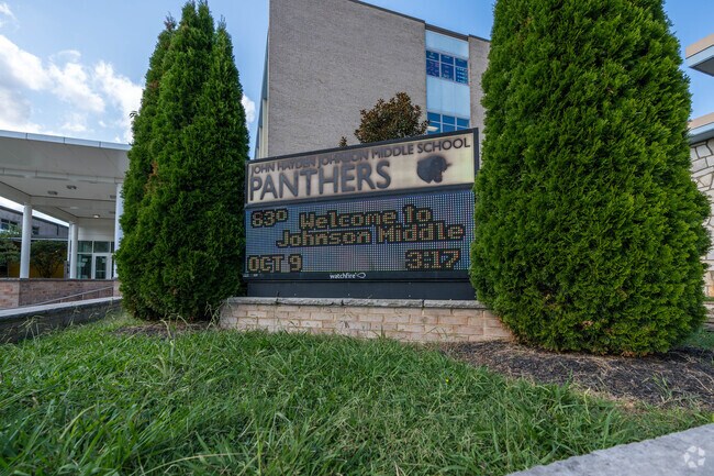 Johnson Middle School offers education to local students.