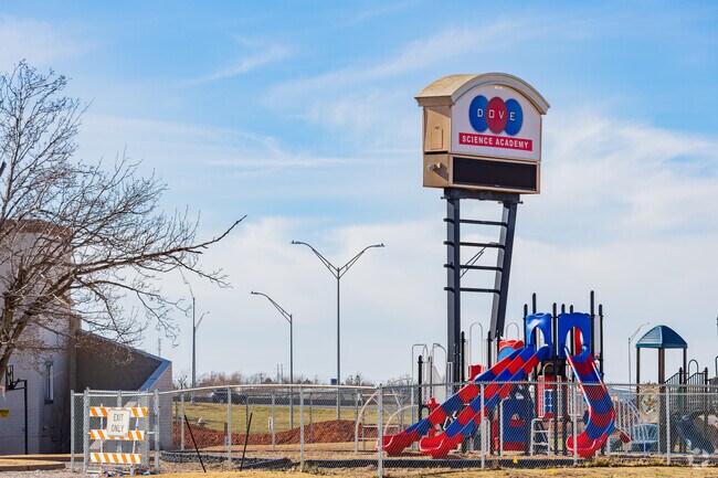 Dove Science Academy offers playground for children.