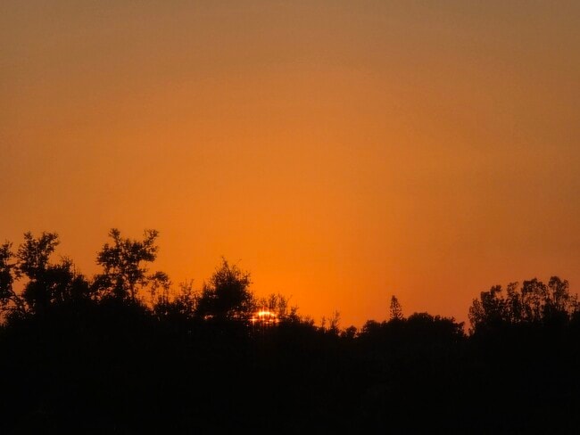Sunset view from Livingroom