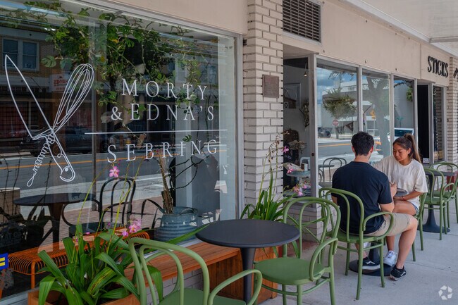 Downtown Sebring has a variety of cafes and restaurants in a cool historic Florida setting.