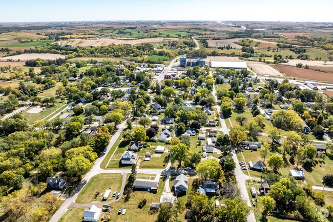 Small towns like Casey have charming homes and rich history.