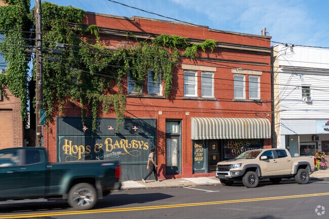 Hops and Barley's is the most popular bar on Main Street in Luzerne among many spots.