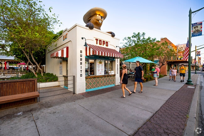 Stroll through Downtown Gilbert near Val Vista and enjoy charming shops and dining spots.
