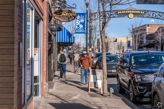 Downtown Redmond is full of small boutiques and local eateries for residents to enjoy.