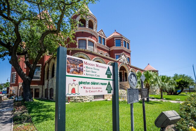 The Moody Mansion, located in the heart of East End Historic District, offers tours of the home.