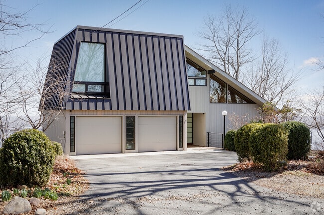 This contemporary style home in Upper Grandview has spectacular views of the Hudson River.