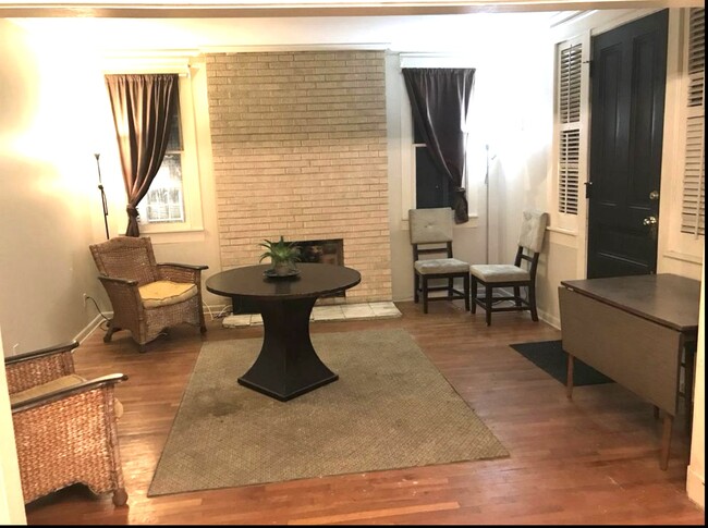 Half of living area upstairs.