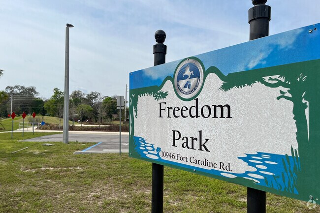 Welcome to Freedom Park in the Hidden Hills neighborhood.