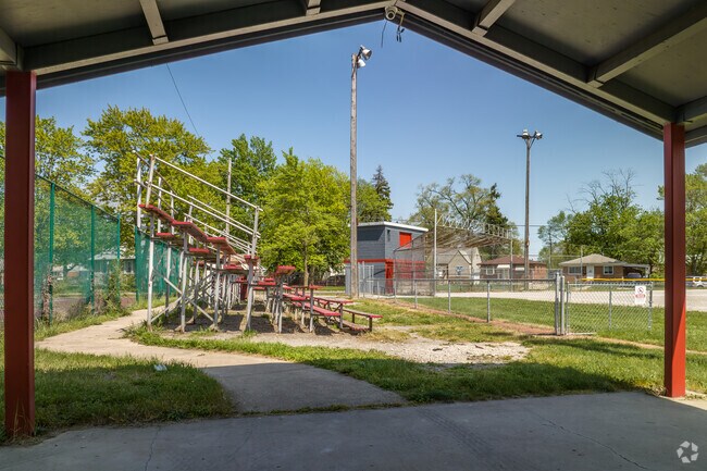 Pepper Park in the Ecorse neighborhood features a baseball field.