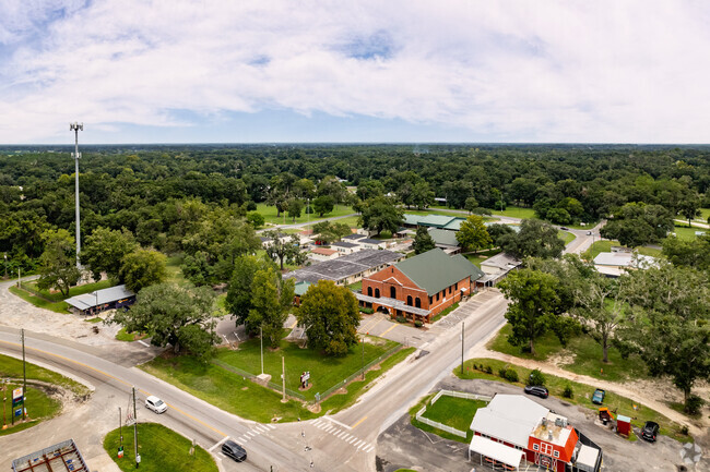 A beautiful aerial view of Anthony Elementary School in Marion County.