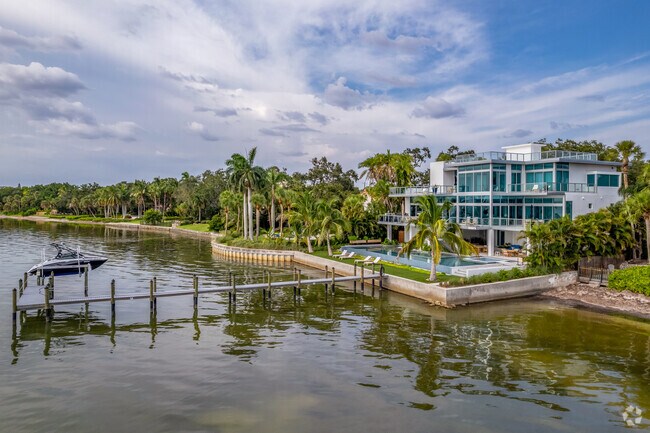 You will find a few waterfront estates in Whitfield neighborhood that take your breath away.