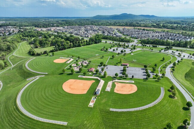 Urbana Community Park provides some magical views of Sugarloaf Mountain.