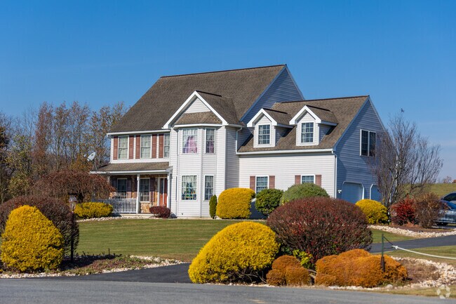 Homes in Tilden Township often have neat landscaping to accompany the large yards.