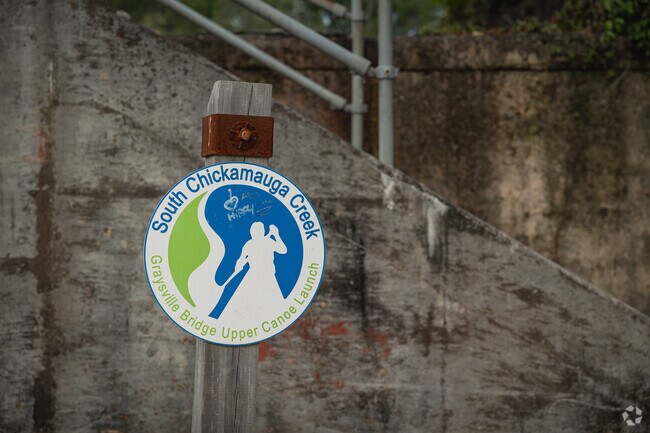 Locals can grab a kayak and a fishing pole and spend some time on South Chickamauga Creek in Graysville.