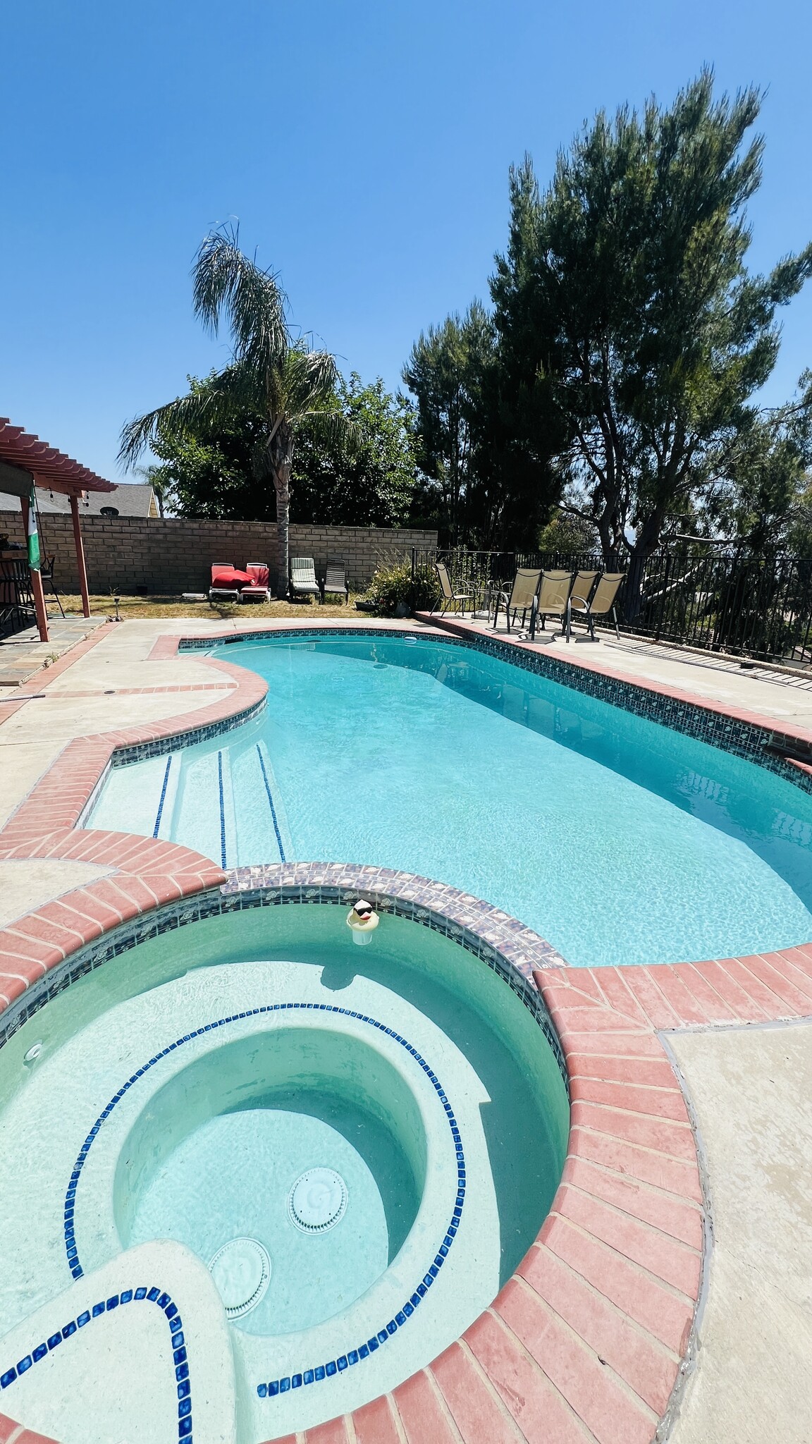 Shared pool/Jacuzzi area.