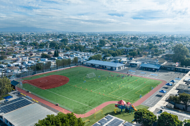 Mueller Charter School students enjoy a top notch education with guaranteed exercise.